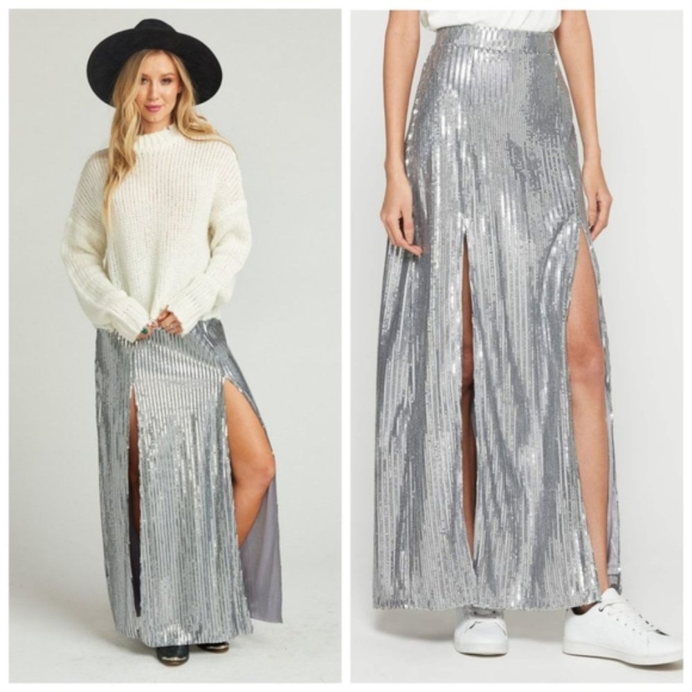DO NOT BUY - RESERVED! Show Me Your Mumu Sequin Mick Slit Skirt